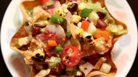 غذای رژیمی-تهیه سالاد مکزیکی لذیذ