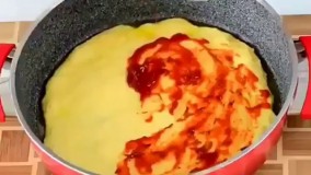  آموزش آشپزی_پیتزا تابه ایی