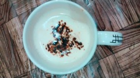 دسر خوشمزه-قهوه ساده