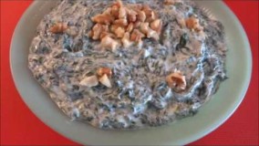 آشپزی ایرانی -ماست و اسفناج-بورانی اسفناج