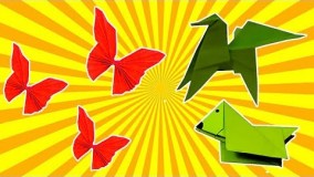 آموزش اوریگامی حیوانات سه بعدی-ویدیو های اوریگامی قسمت 89