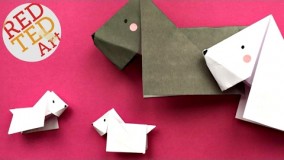 آموزش اوریگامی حیوانات سه بعدی-ویدیو های اوریگامی قسمت 102