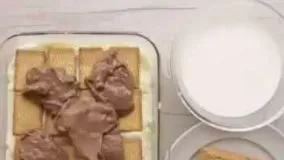 دسر با بیسکوییت لایه لایه