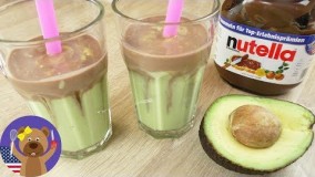 نوشیدنی تابستانی--اسموتی موز و آوکادو