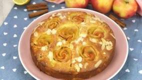 دسر خوشمزه-کیک سیب