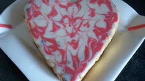 دسر کیک  با شیر بریده شده ( قطغ) ❤dessert with cottage cheese