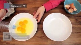 محتویات تخم مرغ را جدا کنید-جدا کردن زرده و سفیده