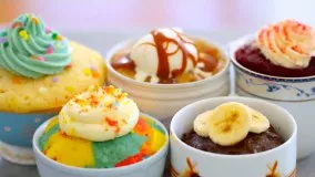 1 Minute Mug Cakes: 5 Different Flavors Made in the Microwave - Gemma's Bigger Bolder Baking Ep 31