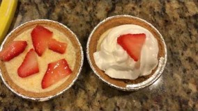 کیک پزی-تهیه مینی کیک پنیری