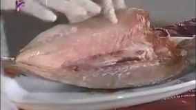 آشپزی ایرانی -ماهی شکم پر   محلی بوشهری