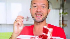 کیک پزی--تهیه کیک رد ولوت روسی