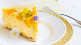 کیک پزی-تهیه کیک پنیری انبه و نکات