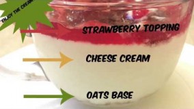 کیک پزی-تهیه کیک پنیری توت فرنگی