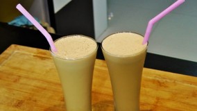 نوشیدنی تابستانی-تهیه ایس کافی با خامه