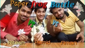 اموزش اوریگامی قورباغه-ویدیو های اوریگامی 36