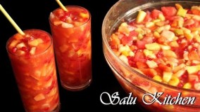 دسر آسان-تهیه سالاد میوه متنوع