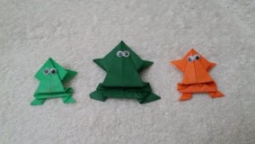 اموزش اوریگامی قورباغه-ویدیو های اوریگامی 35