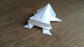 اموزش اوریگامی قورباغه-ویدیو های اوریگامی 21