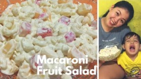 آشپزی آسان-تهیه سالاد ماکارانی فیلیپینی