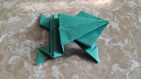 اموزش اوریگامی قورباغه-ویدیو های اوریگامی 26