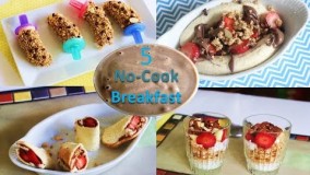 آشپزی آسان--تهیه صبحانه بدون پختن