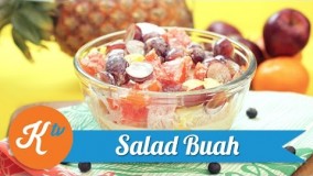 دسر آسان-تهیه سالاد میوه مخصوص