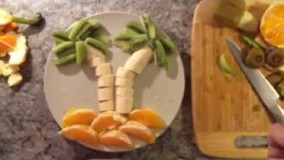 دسر آسان-تهیه سالاد میوه با مزه