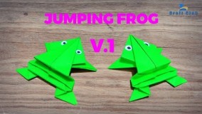 آموزش اوریگامی قورباغه پرشی-اموزش اوریگامی نماشا