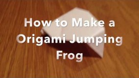 اموزش اوریگامی قورباغه-ویدیو های اوریگامی 28