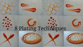 تزیین غذا--تزیین ساده