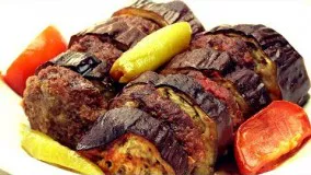 آشپزی ایرانی- تهیه کباب بادمجان