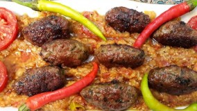 آشپزی ایرانی-آموزش کباب تابه ای باسس بادمجان غذایی بسیارلذیذ