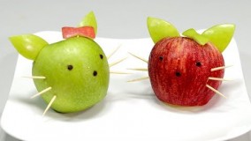 تزیین غذا  کودک-ایده های بامزه و خوشمزه