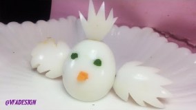 تزیین غذا  کودک-تزیین تخم مرغ