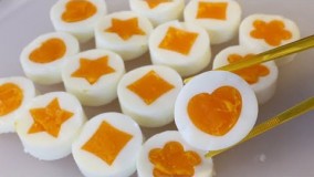 تزیین غذا -تزیین  تخم مرغ