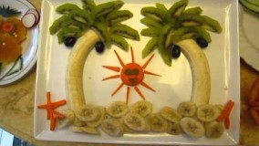 تزیین غذا  کودک- هنرنمایی