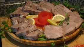 آشپزی مدرن-رزبیف زبان/beef tongue