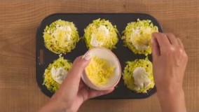 پخت کیک-- تهیه مافین کدو سبز