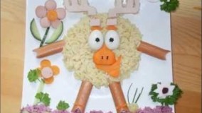 تزیین غذا  کودک-زیبا و خوشمزه