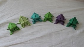 آموزش اوریگامی های جالب اموزش اوریگامی قورباغه 10