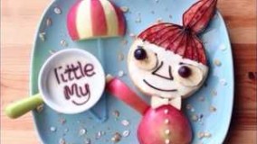 تزیین غذا  کودک کارتونی