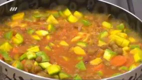 آشپزی ساده-خوراک کدو سبز