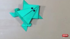 آموزش اوریگامی های جالب اموزش اوریگامی قورباغه 13