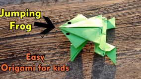 آموزش اوریگامی های جالب اموزش اوریگامی قورباغه 11