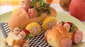 تزیین غذا  کودک- تولد کودکان