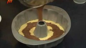 پخت کیک--کیک وانیل و کاکائو