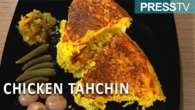 آشپزی ایرانی -تهیه ته چین لذیذ 43