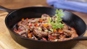 آشپزی ایرانی -تهیه خوراک میگو سماقی لذیذ