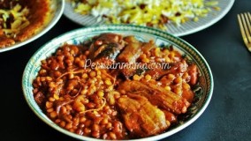 آشپزی ایرانی -تهیه خورشت گیاهی قیمه و بادمجان