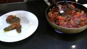 آشپزی ایرانی -تهیه  بادمجان سرخ شده-قسمت دوم